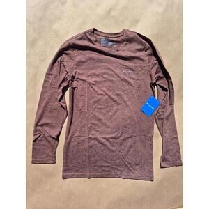 Columbia Sportswear Solid Tri-Blend T-Shirt - Long Sleeve Brown Size S NWT SMALL
